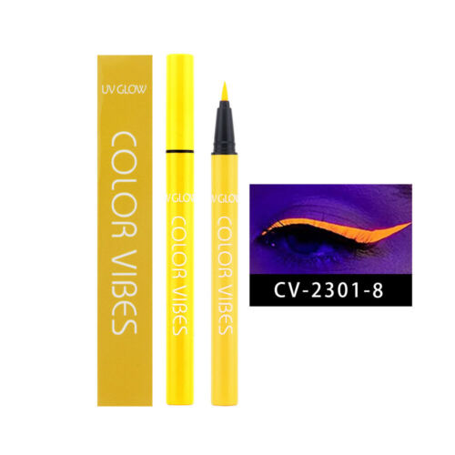 Waterproof Liquid Eyeliner Pen Long Lasting Neon Fluorescent Eye Liner Makeup ✜ - Picture 22 of 22