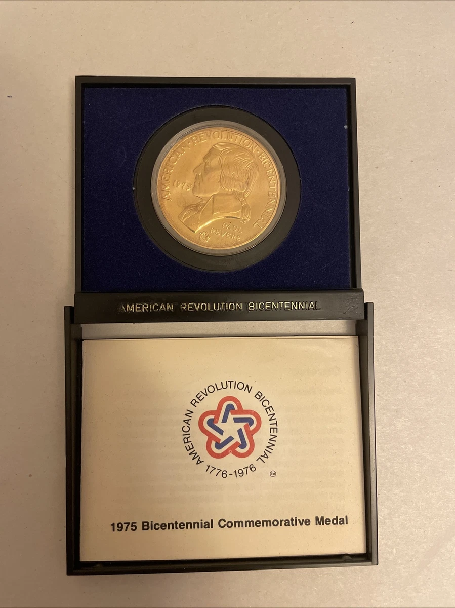 アメリカ独立戦争記念 1975年　スターリングシルバー 1975 Bicentennial Commemorative Medal Paul Revere for sale | eBay