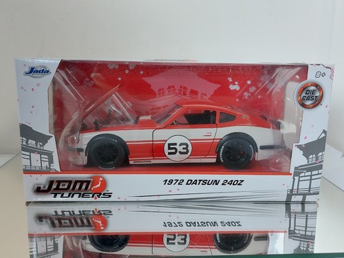 JADA TOYS 34916 1/24 Fast and Furious Datsun 240Z 1972 Red/Black F&F X Mini Car
