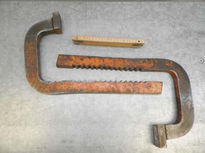 2x Carver Jay für Rack Clamp 250mm Zahnstangenspanner  Schraubzwinge -  inkl.19%