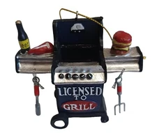 Midwest-CBK – Licensed to Grill BBQ Barbecue Barbeque Ornament