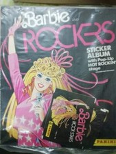 Barbie Panini sticker 5 packs with album