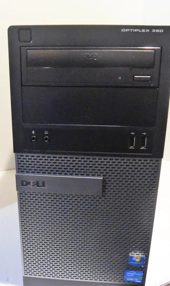Dell Optiplex 390 Desktop PC (Intel Core i3 2nd Gen 3.3GHz 4GB 250GB Win 10) - Image 2 of 4