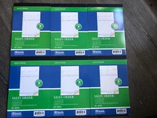 Invoice Sales Order Book Receipt Form Record 50 Sets Carbonless 6pc Booklets