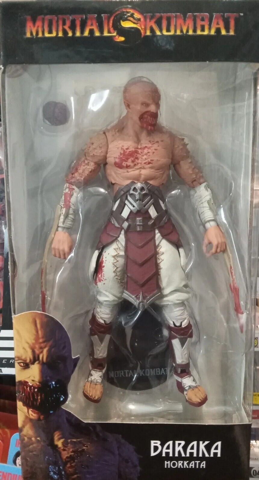 McFarlane Toys Mortal Kombat Baraka Bloody Horkata Skin 7” Action Figure