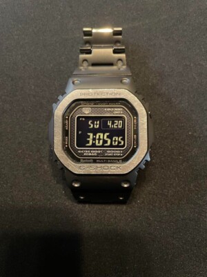 Casio G-Shock GMW-B5000MB-1JF Bluetooth Digital Watch Black Good