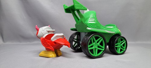 PJ MASKS Gekko grünes Fahrzeug + EULENFAHRZEUG - Bild 6 von 8