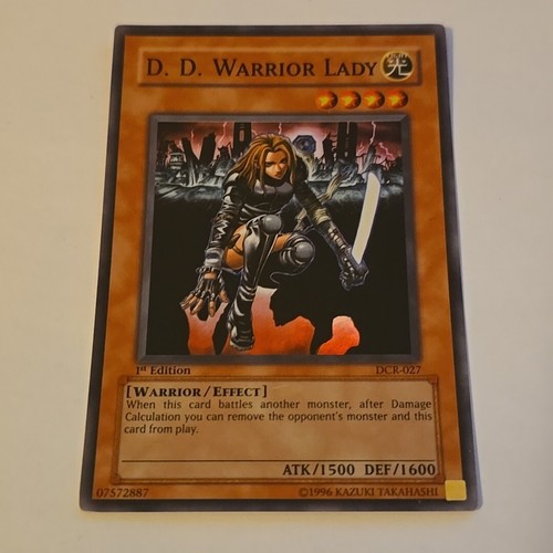 YuGiOh D.D. Warrior Lady DCR-027 Dark Crisis 1st Edition Super Rare - Picture 2 of 10