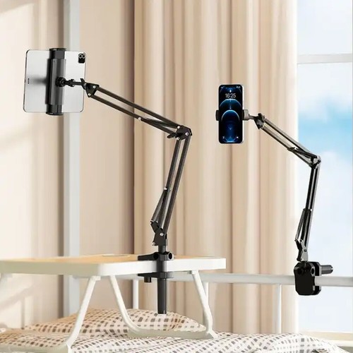 Verstellbar Tablet Halterung Handy Halter Tisch Bett Ständer für iPad Smartphone - Bild 4 von 12