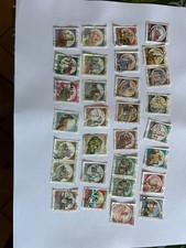 francobolli italiani blocco Castelli rari usati