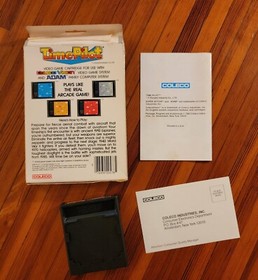 VTG COLECO VISION 2400 CONSOLE SYSTEM, BOX, MANUALS, 3 VIDEO GAME ORIGINAL RARE