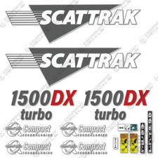 Fits Scattrak 1500DX Turbo Decal Kit Skid Steer - 7 YEAR OUTDOOR 3M VINYL!