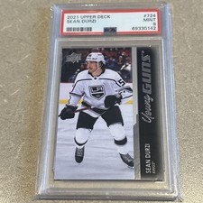 2021-22 Upper Deck Extended Series Young Guns Sean Durzi #724 PSA 9