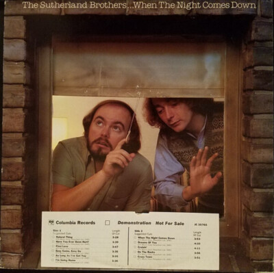 The Sutherland Brothers* - When The Night Comes Down (LP, Album