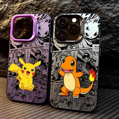 Pokemons Anime Pikachu Cover Phone Case 11-16 for iPhone Protective Soft Shell