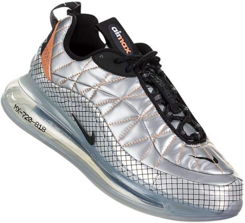 New Nike Big Kids Air Max MX-720-818 Shoes Metallic Grey 6 Youth