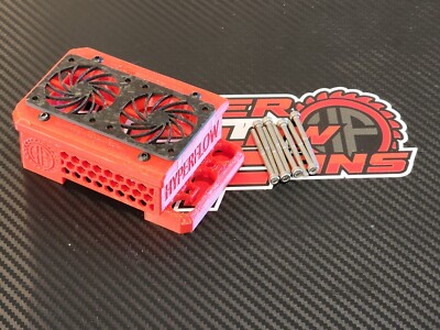 Dual Hobbywing Max5 G2 RC COOLING Fan Shroud MOUNT DBXLE ARRMA KRATON XRT XMAXX