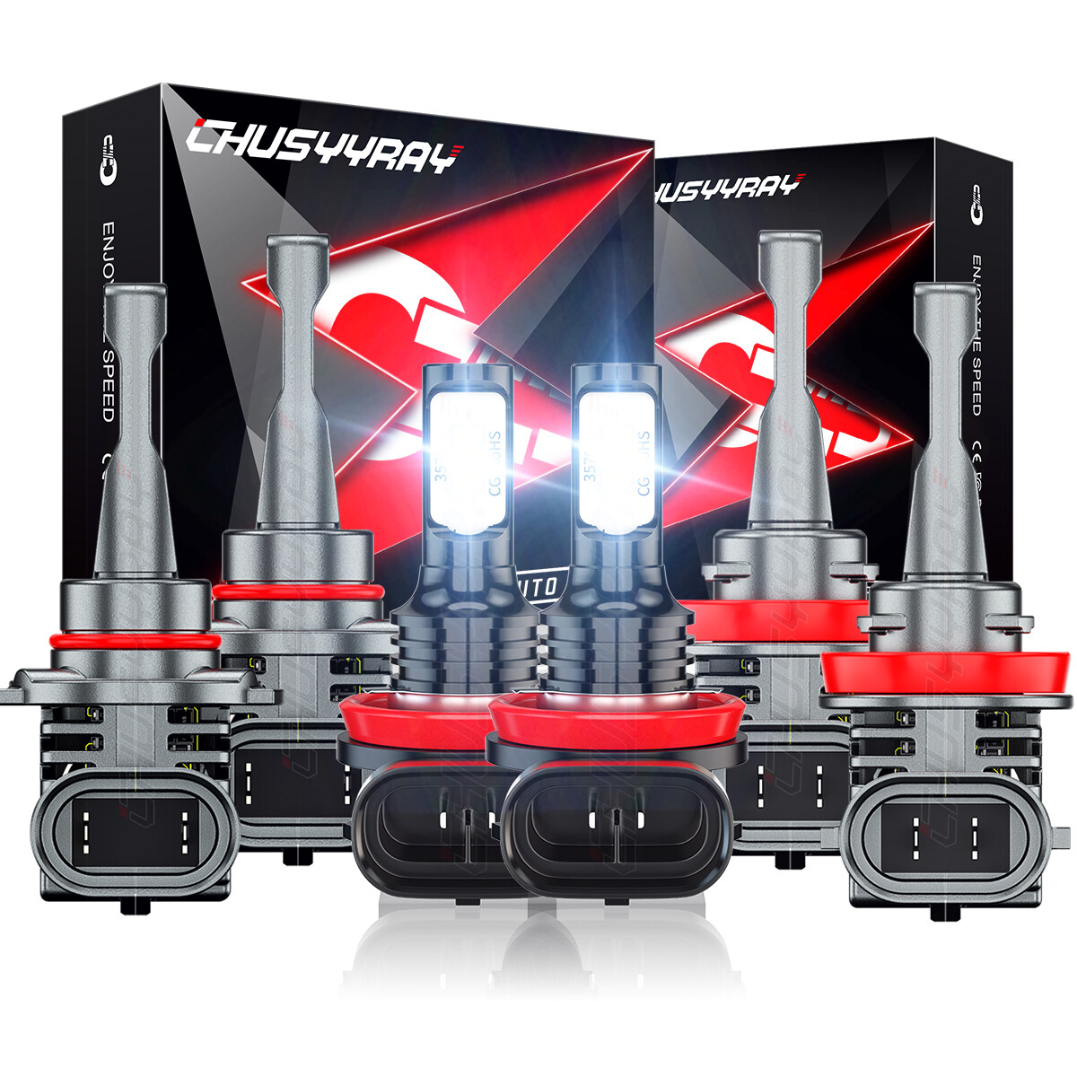 For Nissan Pathfinder 2013-2018 LED Headlight Kit Bulbs High Low Beam+Fog Light