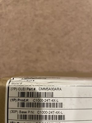 *NEW* *SEALED* C1000-24T-4X-L Cisco Catalyst 1000 Series Switch