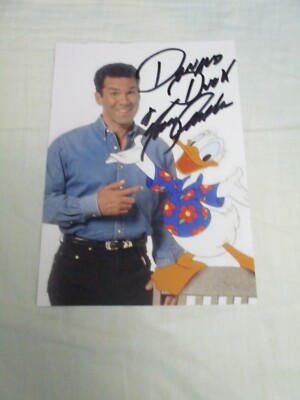 Disney Donald Duck Photograph トニーアンセルモ TONY ANSELMO Signed 4x6 Photo VOICE OF DONALD DUCK DISNEY