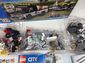LEGO City 60148 ATV Race Teams | Open Box w/ Manuals - 2 of 3 Bags are Sealed