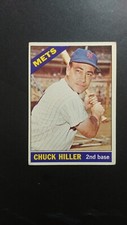 1966 Topps baseball card # 154 Chuck Hiller  ( VERY GOOD CONDITION )