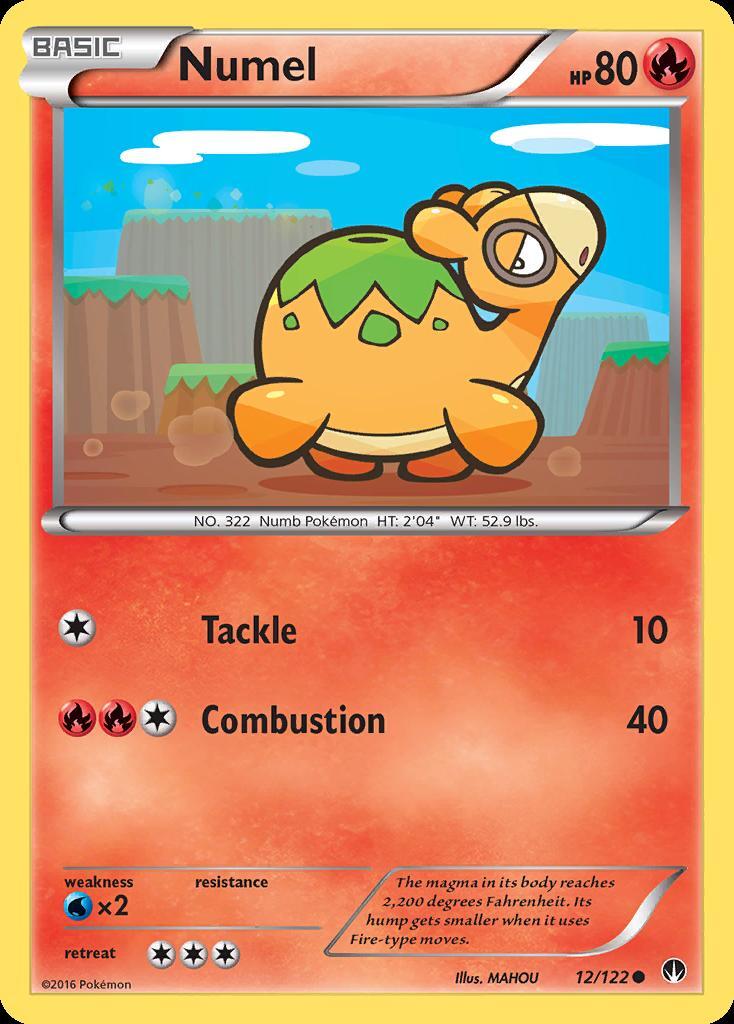 Pokemon Numel (12/124) BREAKpoint LP
