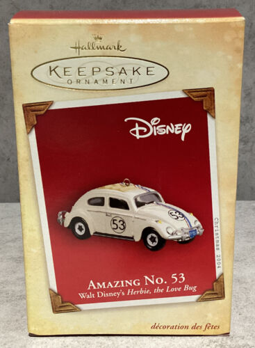 Hallmark 2004 Disney Herbie The Love Bug Amazing No 53 VW Beetle Ornament - Picture 1 of 2