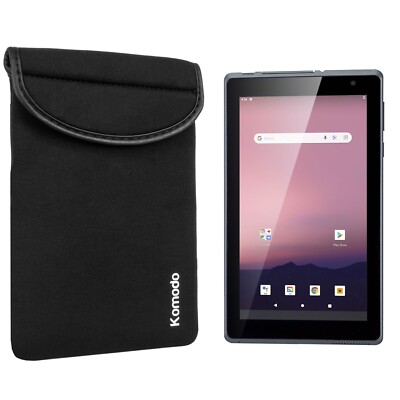 Neopren Tablet Tasche für 7'' Zoll Geräte gepolstert Soft Cover Sockenschutz