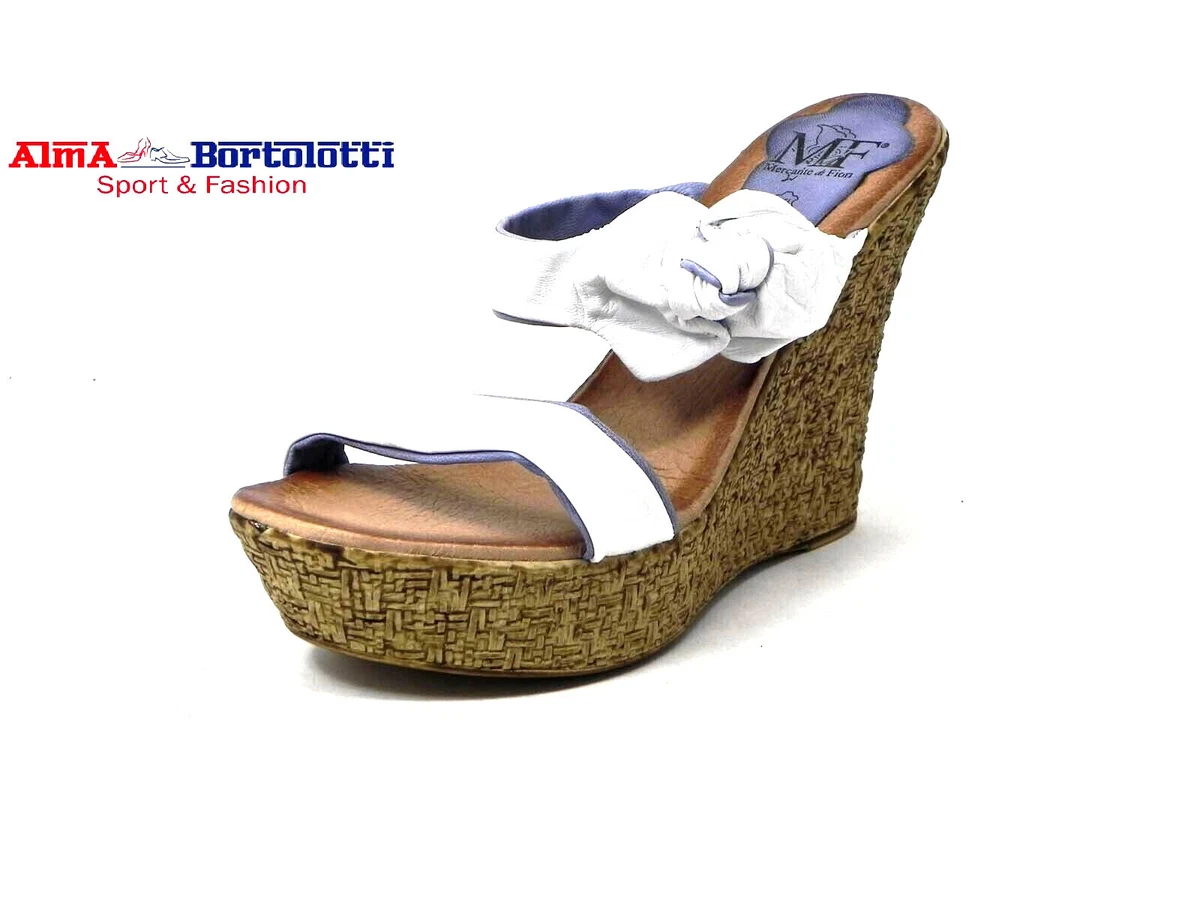 Sandali con zeppa clearance mercante di fiori