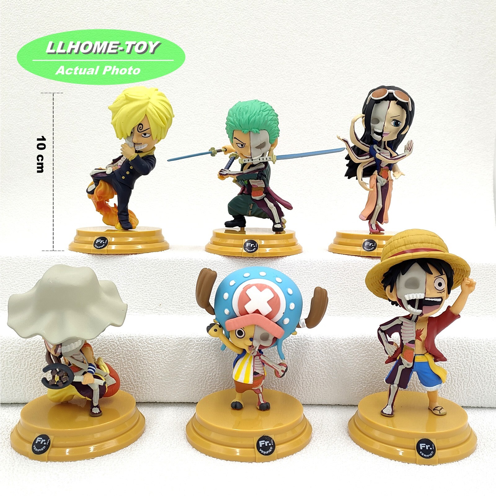 Anime OP Kuzan Sakazuki Garp Sengoku Ace Top War 6Pcs set Figure Statue Gift