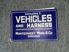 Montgomery Ward CATALOG - 1897 Vehicles And Harness Farm Wagon Carriage ~~ Wards