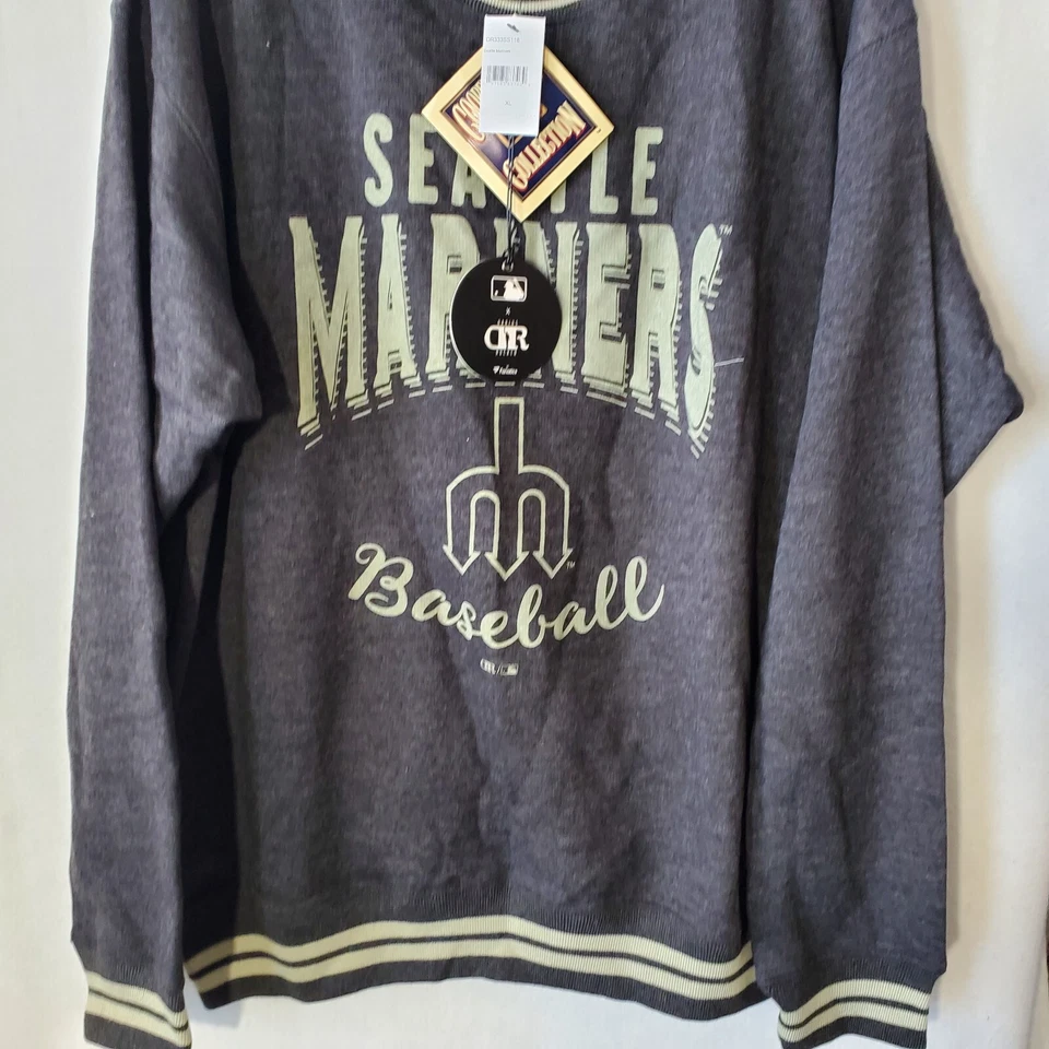 Seattle Mariners Sweatshirt Men's XL Darius Rucker Fanatics Heather Charcoal NWT - Image 3 of 4