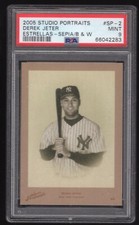 2005 Studio Portraits Derek Jeter Estrellas Sepia Black & White #6/10 PSA 9 MINT