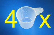 4 x MESSBECHER FÜR WASCHMITTEL WASCHPULVER M...