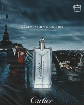 Werbepapier - Advertising Paper - Erklärung einer Nacht von Cartier