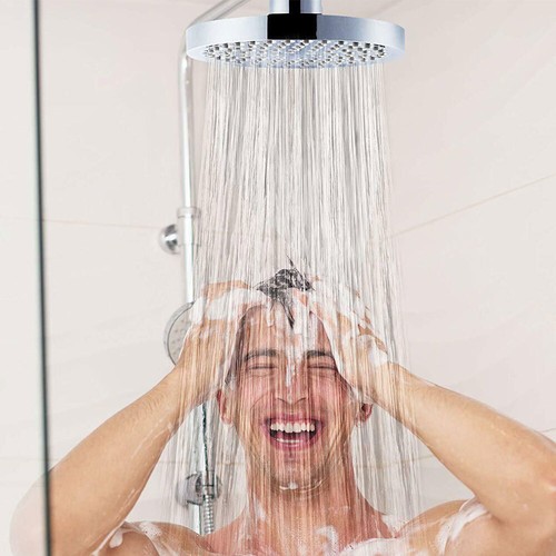 Luxury Shower Head High Pressure Waterfall Bathroom Showerhead Adjustable Angles - Picture 4 of 13