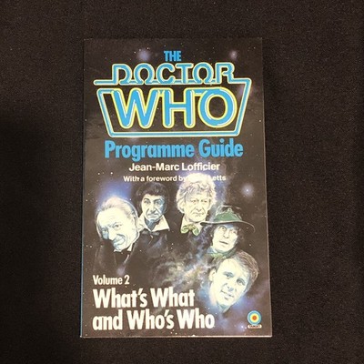 DOCTOR WHO PROGRAMME GUIDE Volume 2 Target UK Paperback Jean-Marc Lofficier