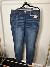 Madewell 10" High-Rise Skinny Jeans in Danny Wash: Adjustable Edition