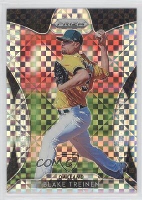2019 Panini Prizm Plaid Power Prizm 57/75 Blake Treinen #100 4w8