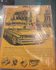 Free Ship 1962 Pontiac Grand Prix General Motors Ad Automobilia Advertising