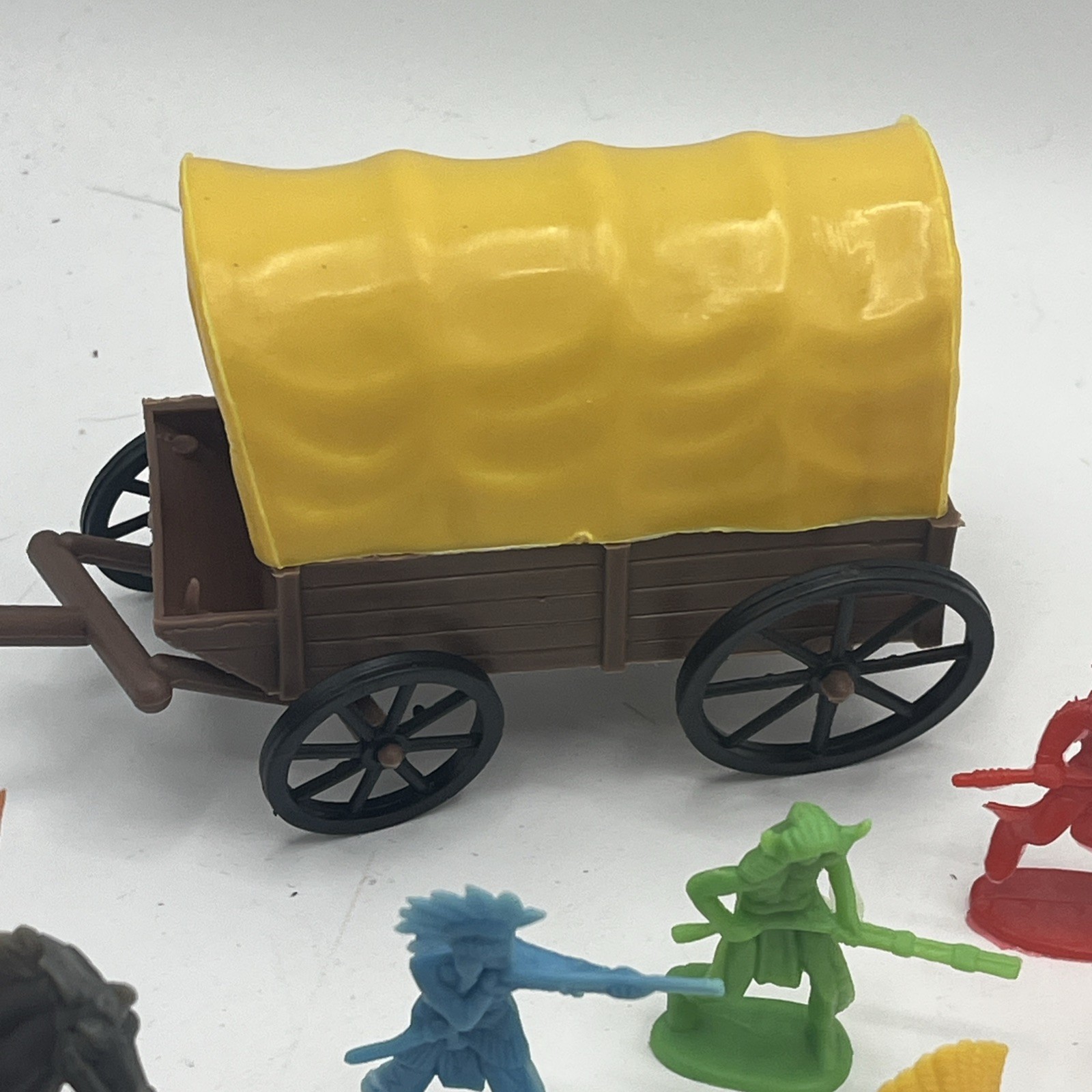 Tim Mee/Marx Vintage Western Cowboys & Indians Native American Toy Figures-55 Pc