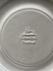 CHURCHILL BLUE WILLOW Made In England Dinner Plate 8" Blue and White — photo 2