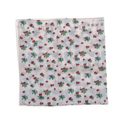 LaceMade, Halstuch, Weiß/Rot/Grün, 70 cm, 70 #YTH