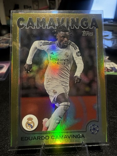 2024-25 Topps UEFA Club Competitions Eduardo Camavinga GOLD / 50!! 🔥🔥🔥