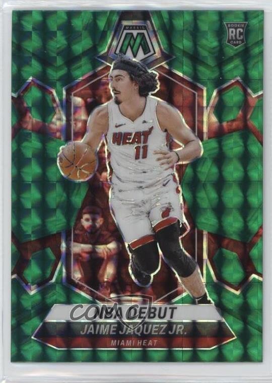 2023-24 Panini Mosaic NBA Debut Green Mosaic Prizm Jaime Jaquez Jr #267 1bu3