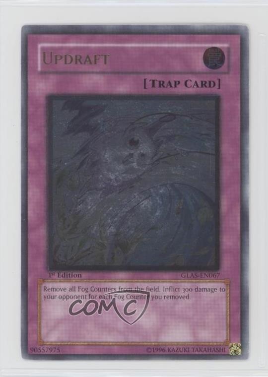 Updraft GLAS-EN067 YuGiOh Gladiator's Assault trading card — raw and PSA graded price guide