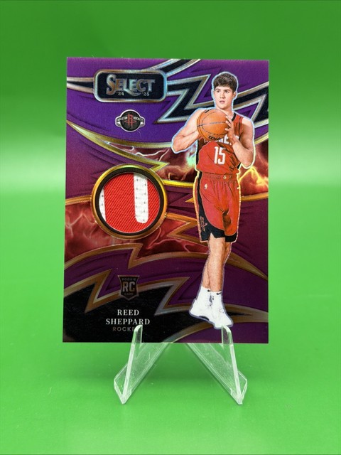 2024-25 Panini Select - Sparks Reed Sheppard #SPK-REE Purple Prizm /99 (RC)