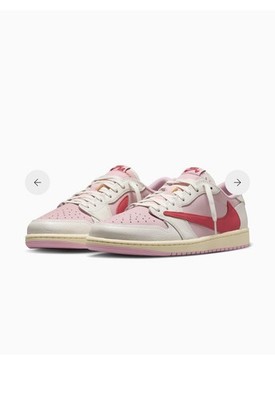Nike Air Jordan 1 Low x Travis Scott Tropical Pink IQ7604-101 Sz 9  PREORDER