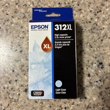 Epson 312XL High Capacity Cyan Ink Cartridge T312XL220-S Exp 01/2026